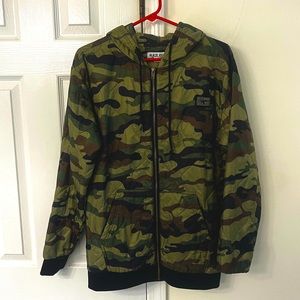 Black Rifle Coffee Company Zip-Up Camo Jacket Hoodie